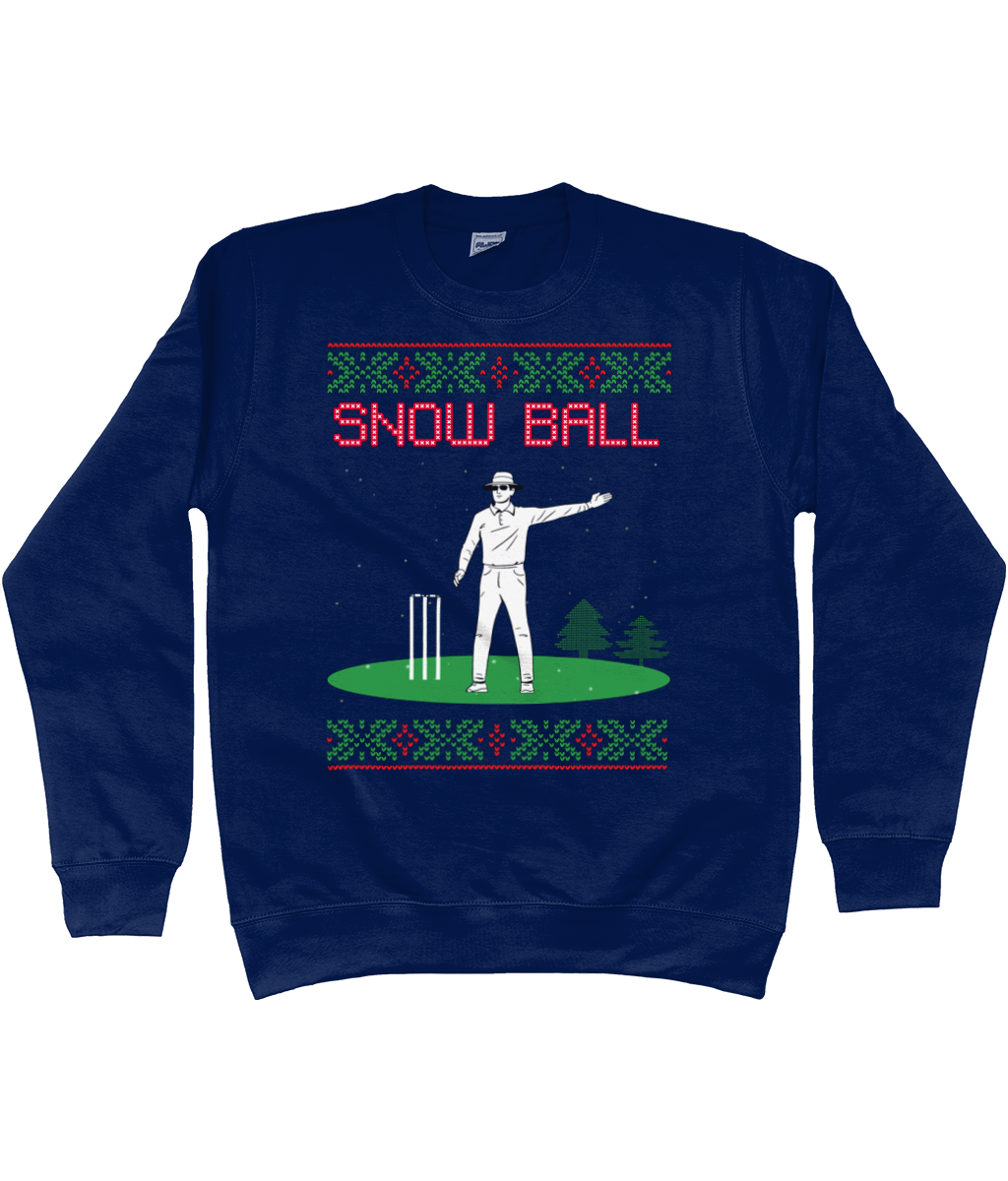 Snow Ball Christmas Cricket Sweater | Adults | Unisex