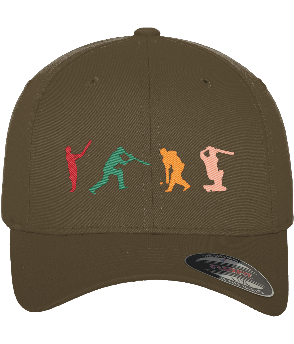 Cricket Batters Fitted Baseball Cap