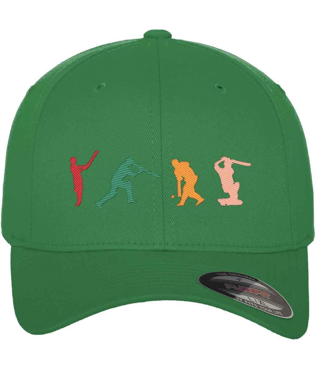 Cricket Batters Fitted Baseball Cap