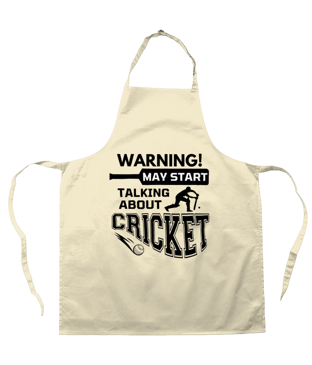 Warning! May Start Talking About Cricket | Cooking Apron