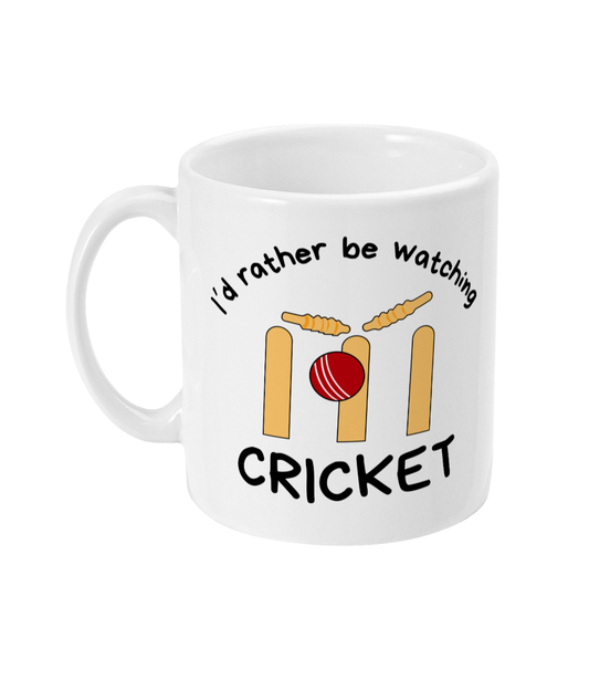 Cricket Mug | I'd Rather Be Watching Cricket