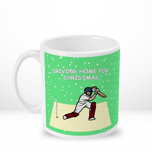 Christmas Cricket Mug | Driving Home for Christmas