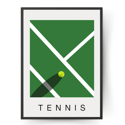 Tennis Contemporary Minimalist Wall Print