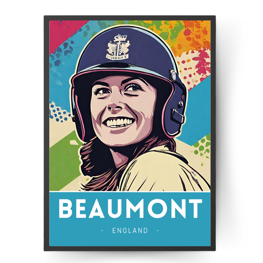 Tammy Beaumont | Pop Art Poster