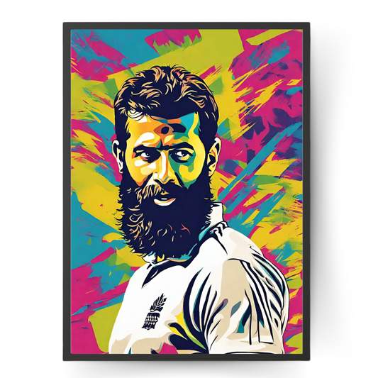 Moeen Ali | Pop Art Poster