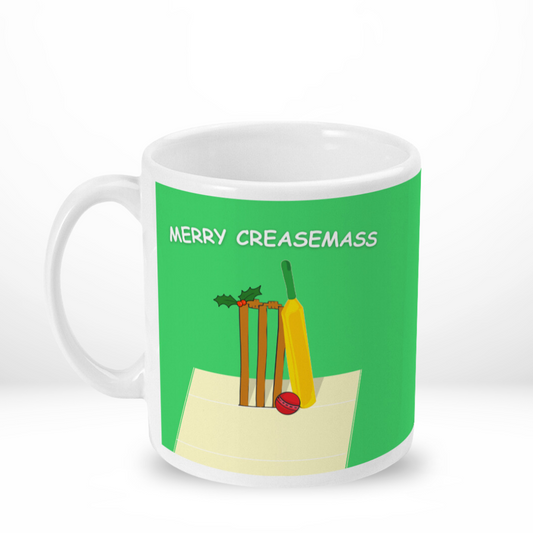 Christmas Cricket Mug | Merry Creasemass