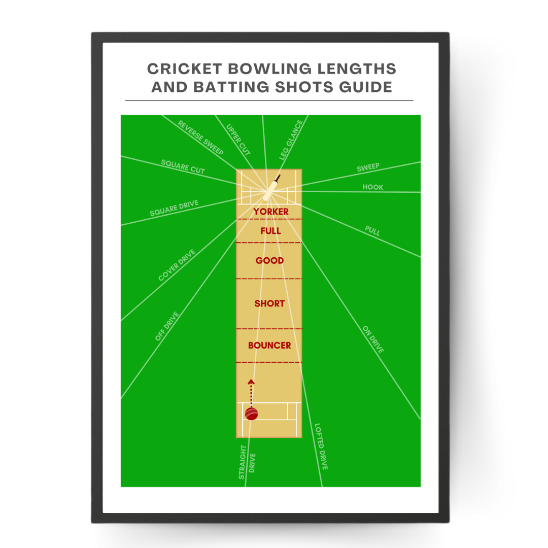 Bowling Lengths and Batting Shots Print