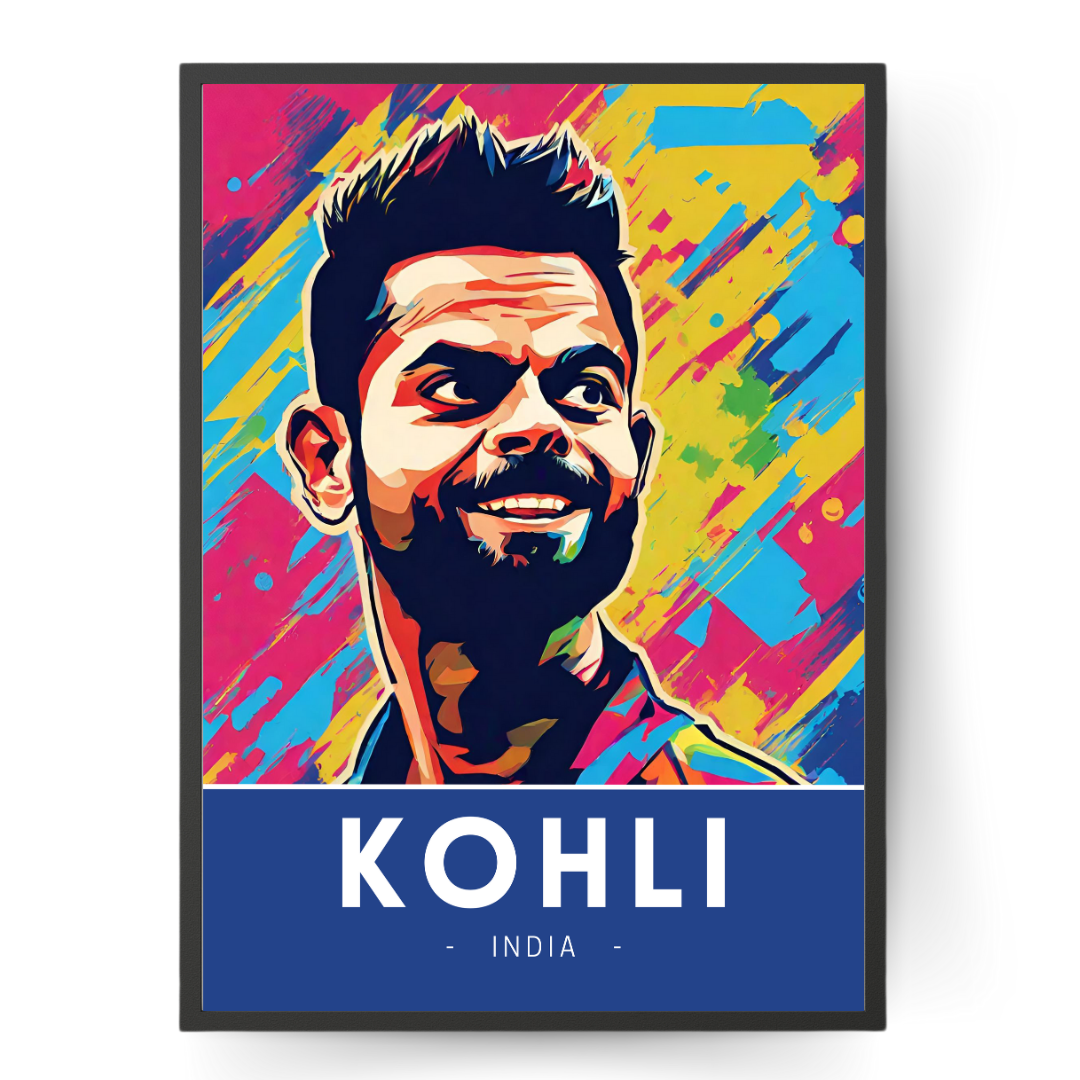 Virat Kohli | Pop Art Poster