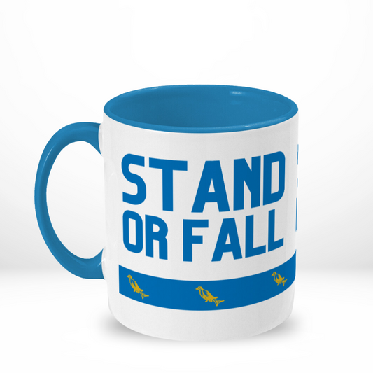 Sussex Stand or Fall Blue Mug