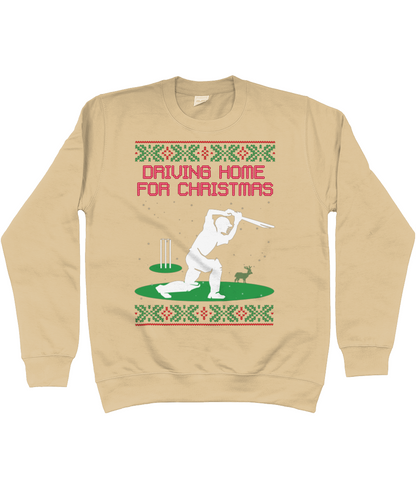 Driving Home for Christmas Cricket Christmas Sweater | Adults | Unisex