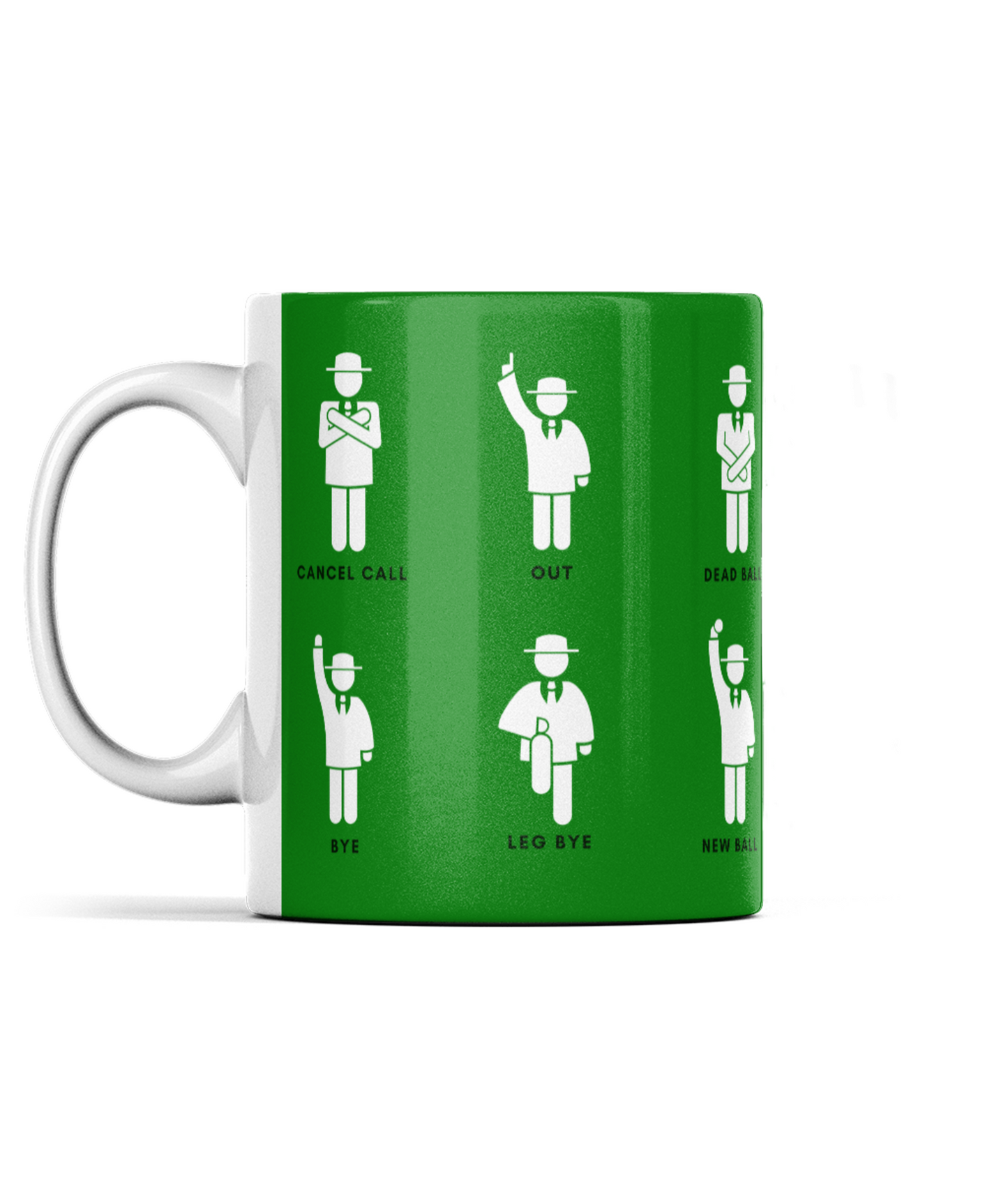 Umpire Hand Signals Cricket Mug