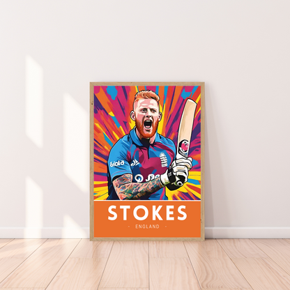 Ben Stokes | Pop Art Poster