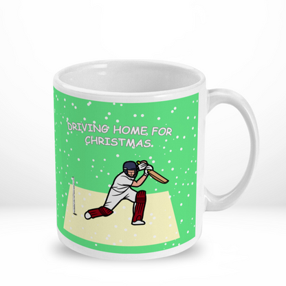 Christmas Cricket Mug | Driving Home for Christmas