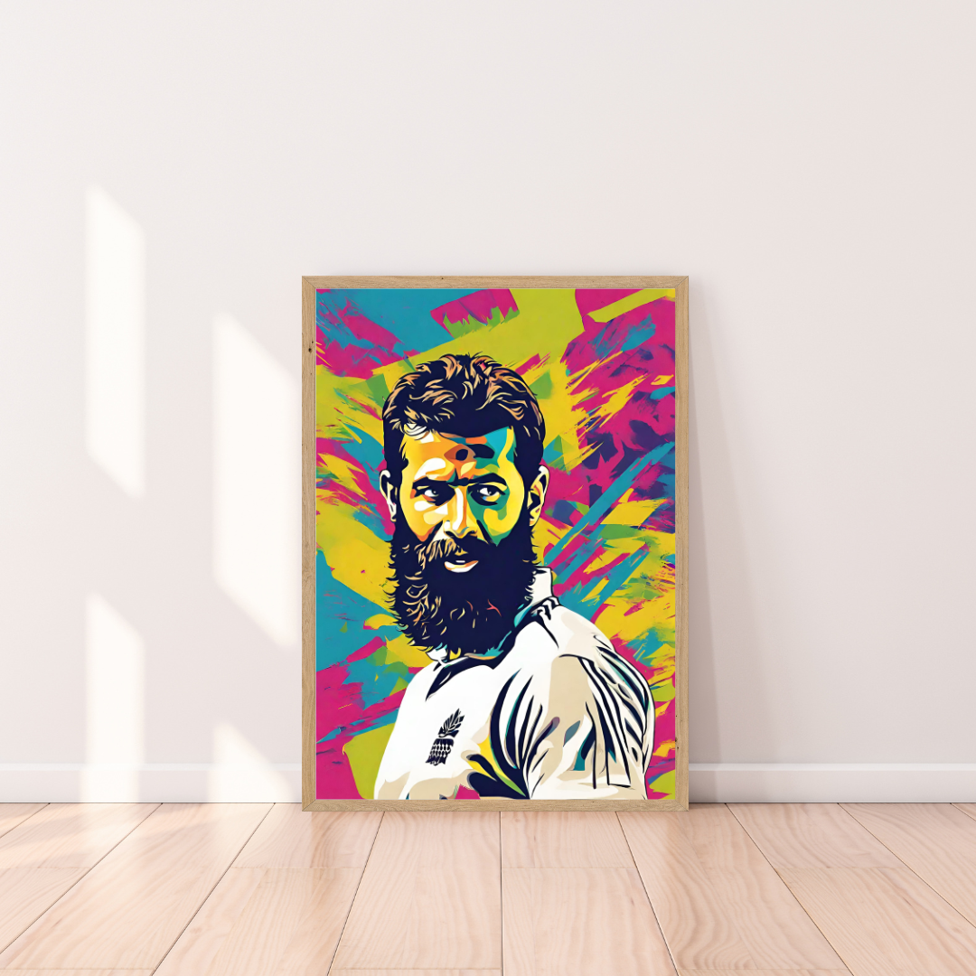 Moeen Ali | Pop Art Poster