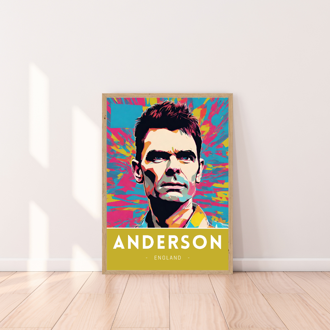 Jimmy Anderson | Pop Art Poster