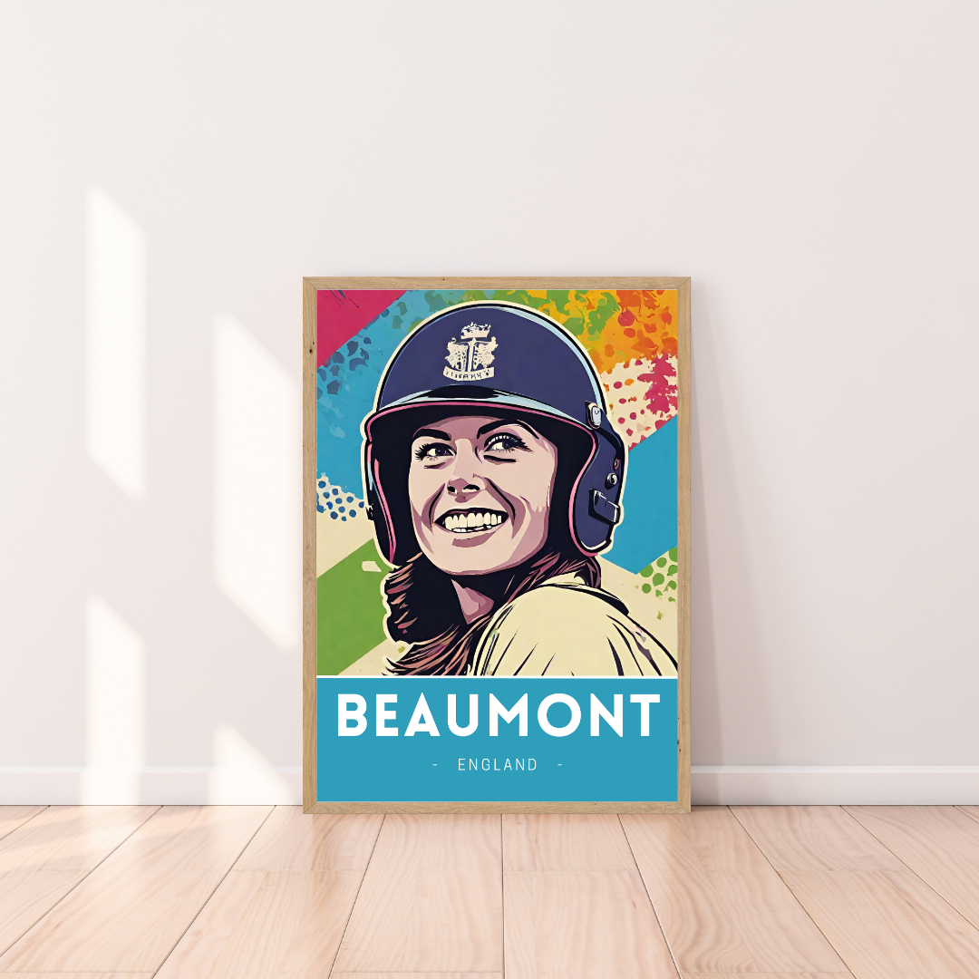 Tammy Beaumont | Pop Art Poster