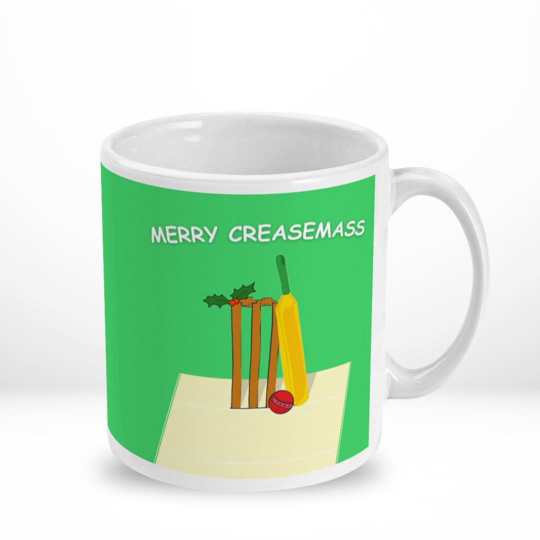 Christmas Cricket Mug | Merry Creasemass