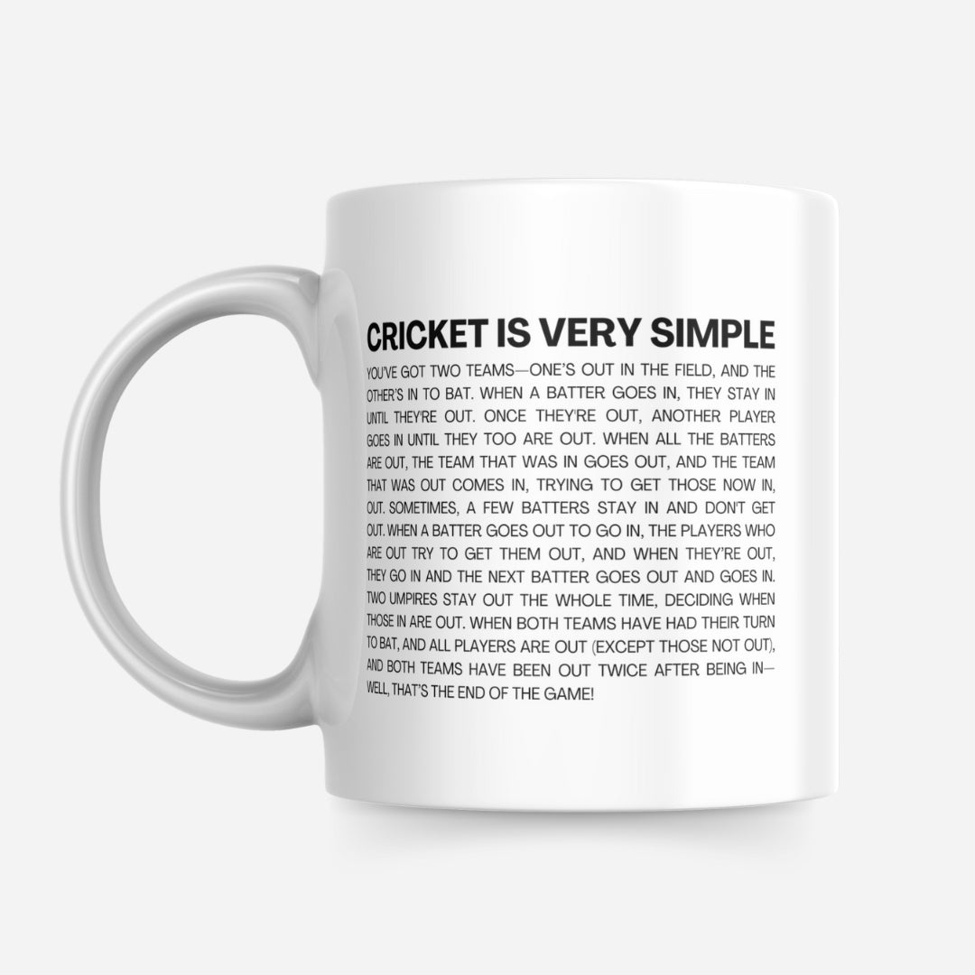 Funny Cricket Rules Mug