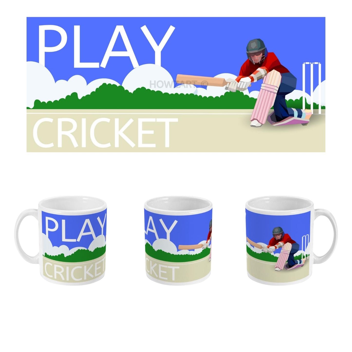 Play Cricket Mug