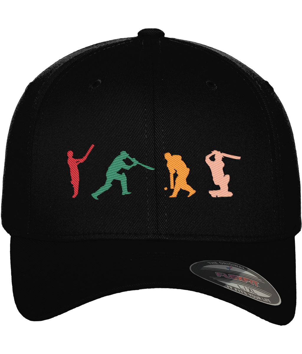 Cricket Batters Fitted Baseball Cap