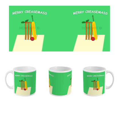 Christmas Cricket Mug | Merry Creasemass