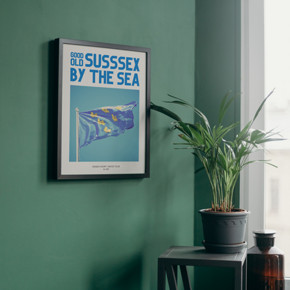 Sussex Cricket Supporters Wall Print