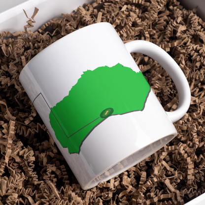 Sussex County Cricket Map Mug