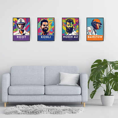 Virat Kohli | Pop Art Poster