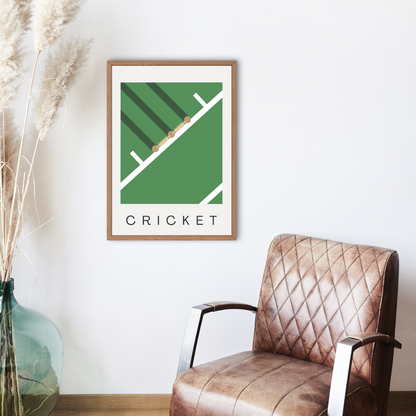 Cricket Contemporary Minimalist Wall Print