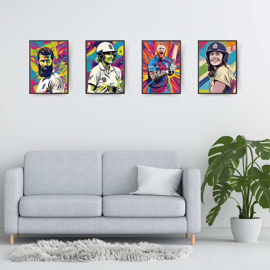 Moeen Ali | Pop Art Poster