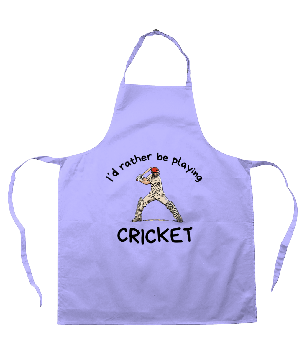 I'd Rather Be Playing Cricket | Apron