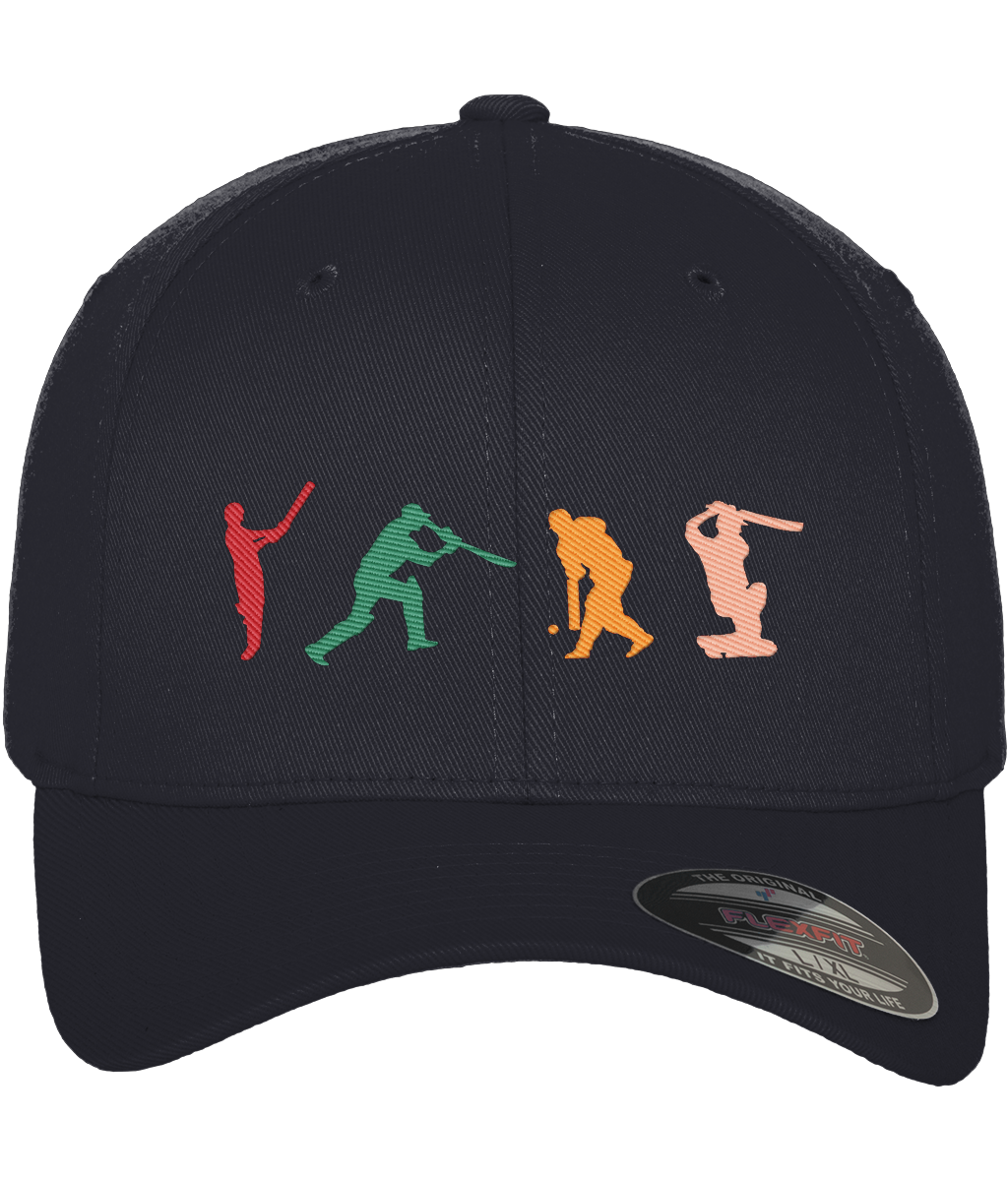 Cricket Batters Fitted Baseball Cap