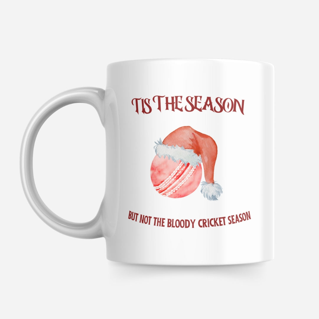 Tis The Season Rude Funny Christmas Cricket Mug