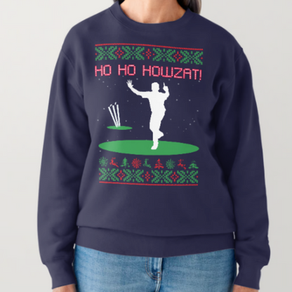 Ho Ho Howzat! Cricket Christmas Sweater | Adults | Unisex