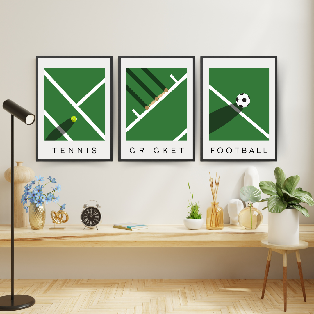 Tennis Contemporary Minimalist Wall Print