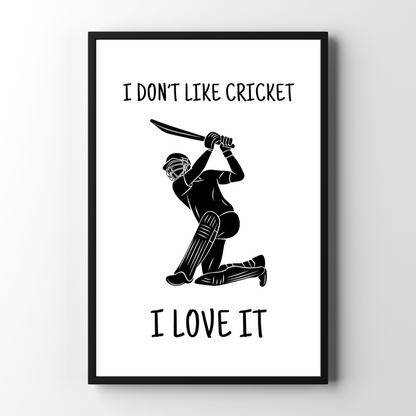 I Don't Like Cricket, I Love It | Batter Kneeling