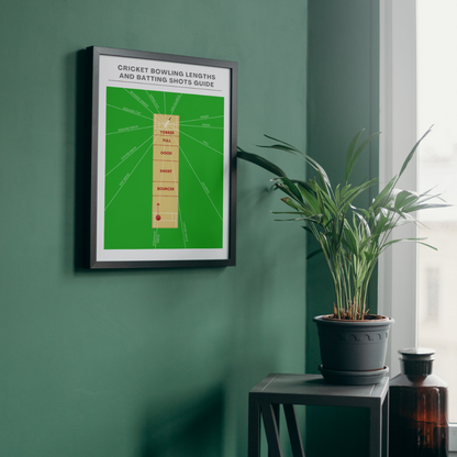 Bowling Lengths and Batting Shots Print