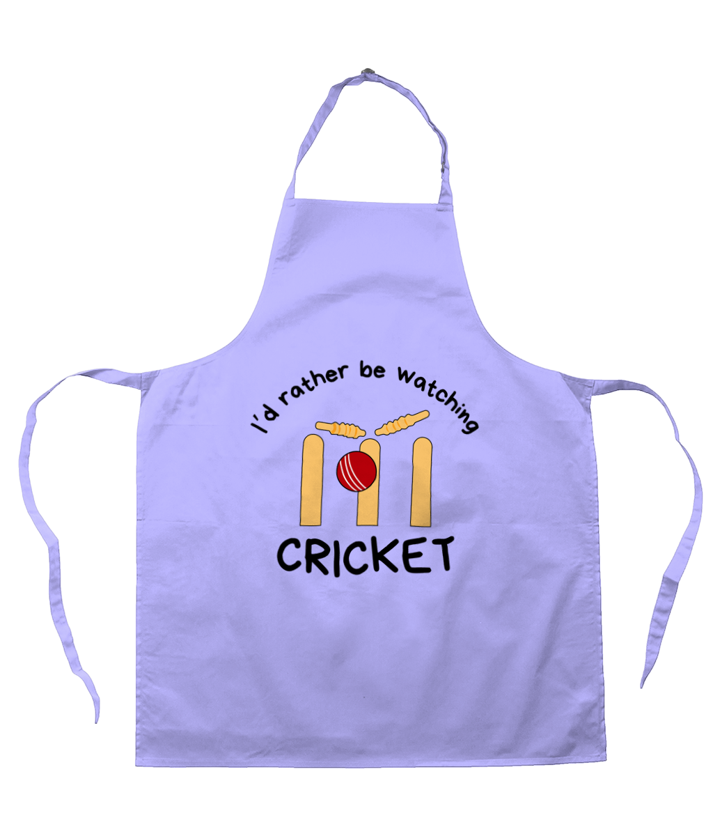 I'd Rather Be Watching Cricket | Apron