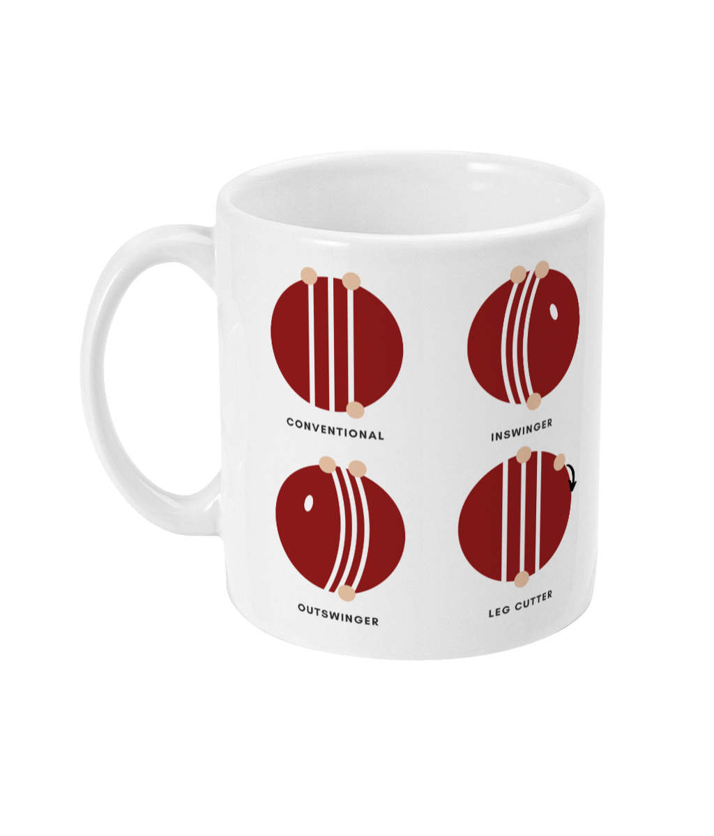 Fast Bowling Grips Cricket Mug