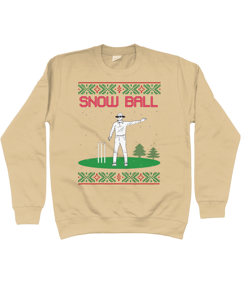 Snow Ball Christmas Cricket Sweater | Adults | Unisex