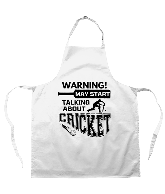 Warning! May Start Talking About Cricket | Cooking Apron