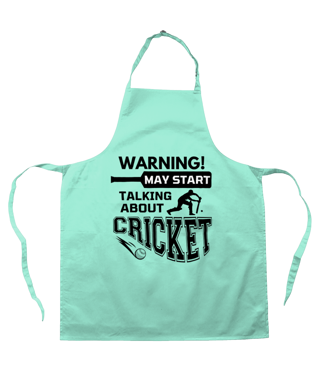 Warning! May Start Talking About Cricket | Cooking Apron