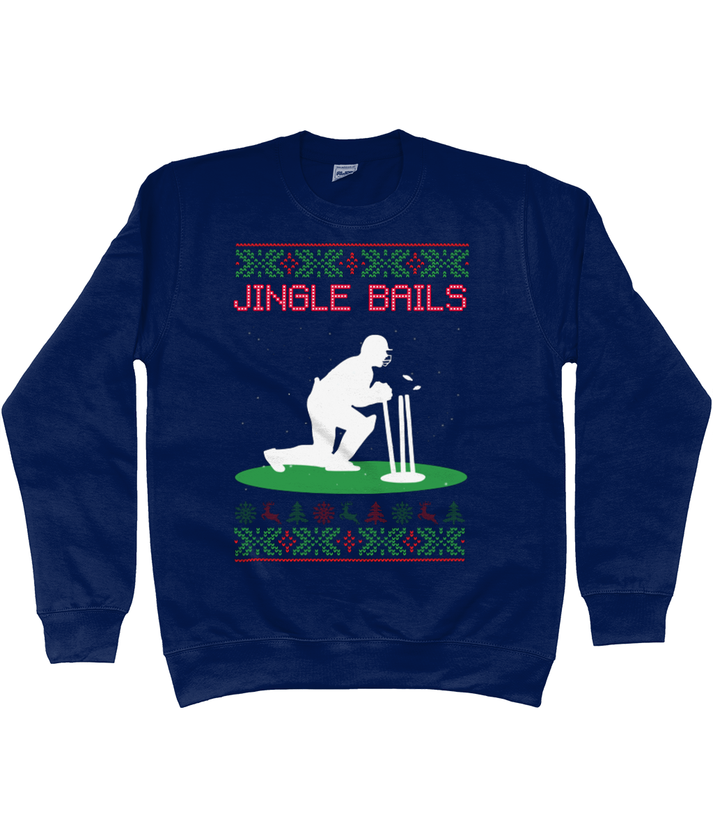 Jingle Bails Cricket Christmas Sweater | Adults | Unisex