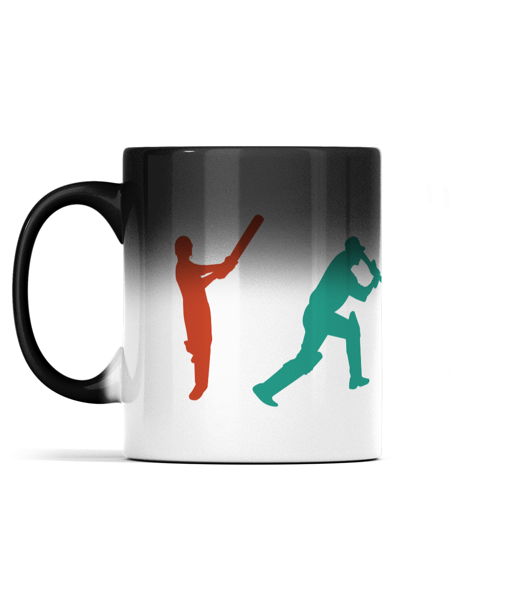 Cricket Black Colour Changing Mug