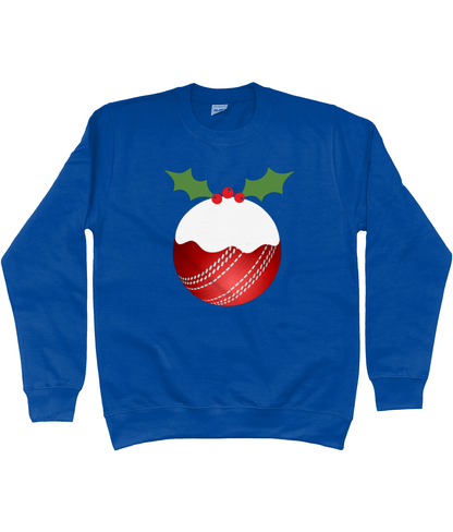 Cricket Ball Christmas Pudding Sweater | Kids (Ages 3-13)