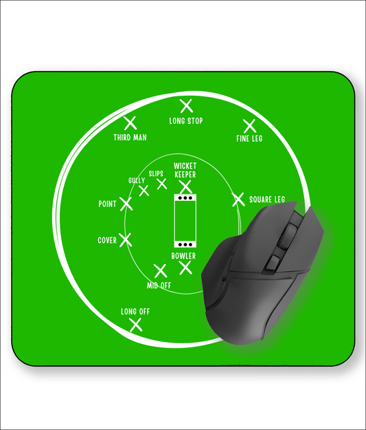 Cricket Fielding Positions Mouse Mat