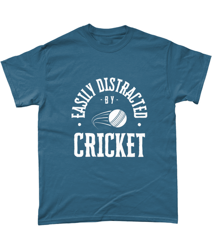 Easily Distracted By Cricket Unisex T-Shirt