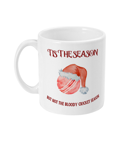 Tis The Season Rude Funny Christmas Cricket Mug