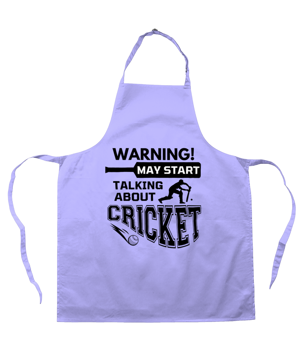 Warning! May Start Talking About Cricket | Cooking Apron