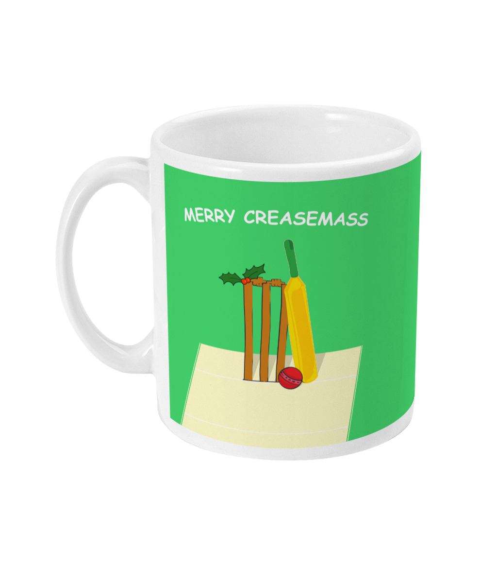 Christmas Cricket Mug | Merry Creasemass